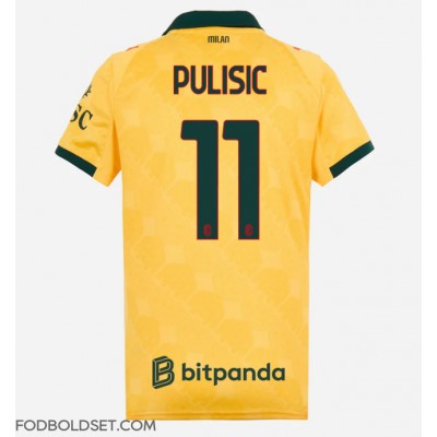AC Milan Christian Pulisic #11 Tredjetrøje Dame 2025-26 Kortærmet AC Milan Christian Pulisic #11 Tredjetrøje Dame 2025-26 Kortærmet